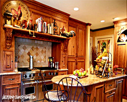 Kitchen Accessories  Decor on Rustic Kitchen Decorating   Easy Kitchen Decorating