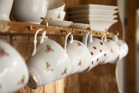 shabby chic cup rack