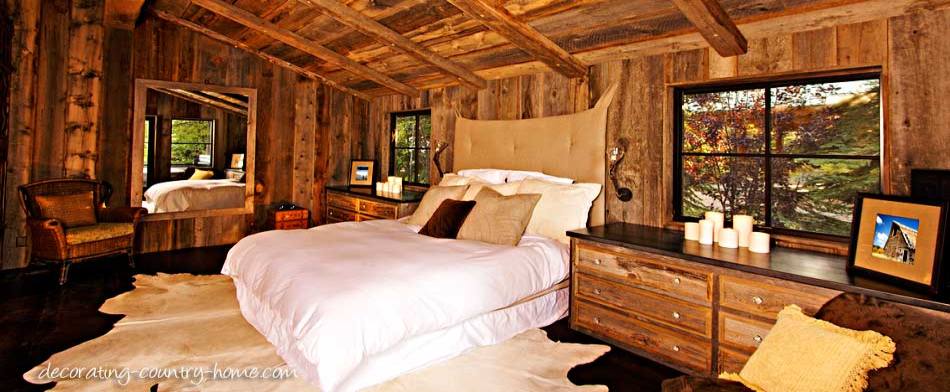 country bedroom design